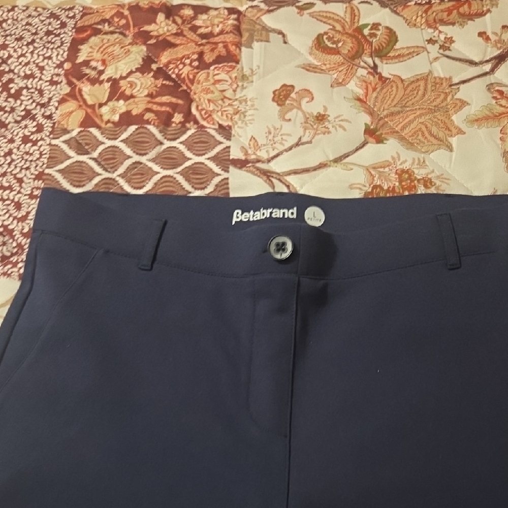 Betabrand Dark Blue Office Trousers